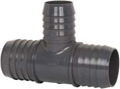 Value Collection - 2 x 2 x 1-1/2" Barb, Multiple Barbed Tube Reducing Tee - PVC, Male - Apex Tool & Supply