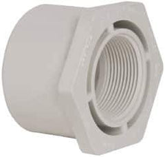 Value Collection - 2-1/2 x 1-1/2" PVC Plastic Pipe Bushing - Schedule 40, Spig x FIPT End Connections - Apex Tool & Supply