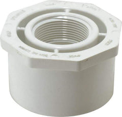 Value Collection - 3 x 1-1/2" PVC Plastic Pipe Bushing - Schedule 40, Spig x FIPT End Connections - Apex Tool & Supply