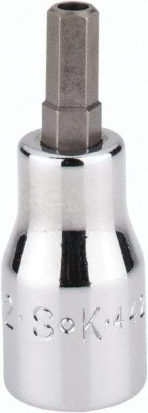 SK - 3/8" Drive, 7/32" Hex Bit Socket - 1-11/16" OAL, Tamper Resistant - Apex Tool & Supply