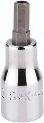 SK - 3/8" Drive, 7/32" Hex Bit Socket - 1-11/16" OAL, Tamper Resistant - Apex Tool & Supply