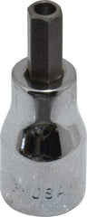 SK - 3/8" Drive, 1/4" Hex Bit Socket - 1-11/16" OAL, Tamper Resistant - Apex Tool & Supply