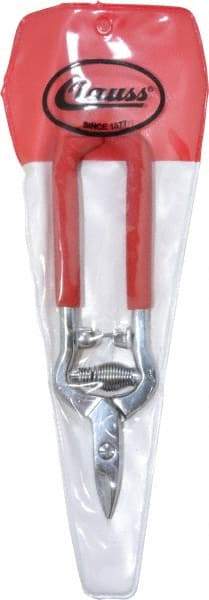 Clauss - 3/4" LOC, 6-1/2" OAL Standard Shears - Plastic Handle, For Kevlar - Apex Tool & Supply