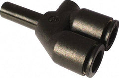 Legris - 5/32" Outside Diam, Nylon Push-to-Connect Tube Plug-In Y - 290 Max psi, 4mm Stem Diam - Apex Tool & Supply