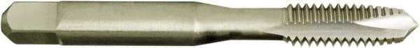 Vermont Tap & Die - 5/8-18 UNF, 3 Flute, Bright Finish, High Speed Steel Spiral Point Tap - Plug Chamfer, Right Hand Thread, 3-13/16" OAL, 1-13/16" Thread Length, 12.19mm Shank Diam, 2/3B Class of Fit, Series 3112 - Exact Industrial Supply
