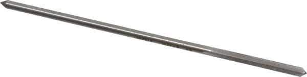 Interstate - 0.108" High Speed Steel Chucking Reamer - Straight Flute, Straight Shank - Apex Tool & Supply