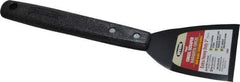 Hyde Tools - Stiff Carbon Steel Bent Chisel - 3" Blade Width x 4-1/2" Blade Length, 8" Long Polypropylene Handle - Apex Tool & Supply