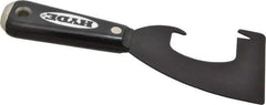 Hyde Tools - Stiff Carbon Steel 1-Edge Scraper - 3" Blade Width x 4-1/2" Blade Length, Nylon Handle - Apex Tool & Supply