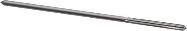 Interstate - 0.121" High Speed Steel Chucking Reamer - Straight Flute, Straight Shank - Apex Tool & Supply