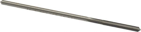 Interstate - 1/8" High Speed Steel 6 Flute Chucking Reamer - Straight Flute, 0.119" Straight Shank - Apex Tool & Supply