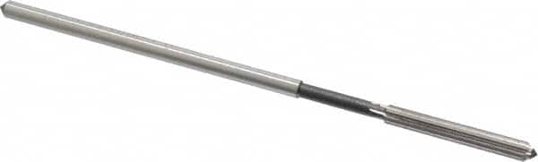 Interstate - 0.128" High Speed Steel 6 Flute Chucking Reamer - Apex Tool & Supply