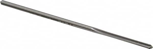 Interstate - 0.129" High Speed Steel 6 Flute Chucking Reamer - Apex Tool & Supply
