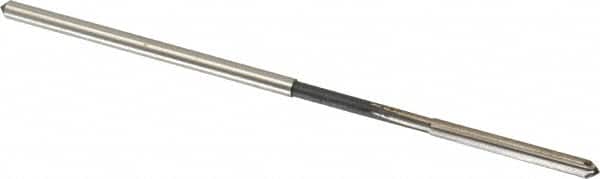 Interstate - 0.1295" High Speed Steel 6 Flute Chucking Reamer - Apex Tool & Supply