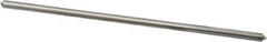 Interstate - 0.131" High Speed Steel 6 Flute Chucking Reamer - Straight Flute, 0.1275" Straight Shank - Apex Tool & Supply