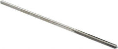 Interstate - 0.133" High Speed Steel 6 Flute Chucking Reamer - Straight Flute, 0.1275" Straight Shank - Apex Tool & Supply