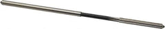 Interstate - 0.135" High Speed Steel 6 Flute Chucking Reamer - Straight Flute, 0.1275" Straight Shank - Apex Tool & Supply