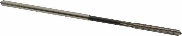 Interstate - 0.1375" High Speed Steel 6 Flute Chucking Reamer - Straight Flute, 0.135" Straight Shank - Apex Tool & Supply