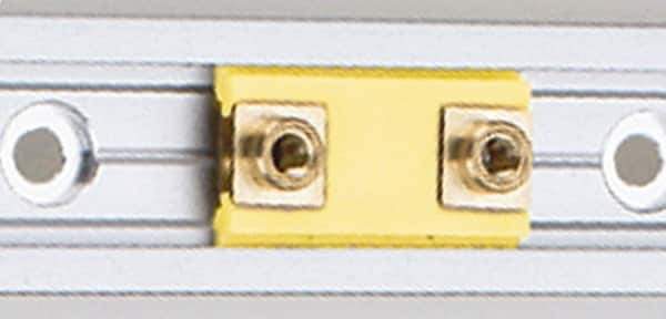 Igus - 1,000mm OAL x 17mm Overall Width x Self Lubricated Linear Guide Systems - 60mm Between Holes - Apex Tool & Supply