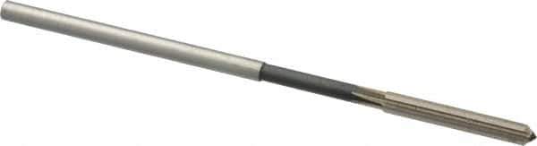 Interstate - 0.1555" High Speed Steel 6 Flute Chucking Reamer - Straight Flute, 0.151" Straight Shank - Apex Tool & Supply