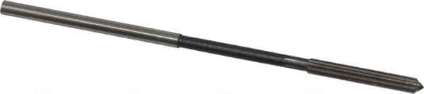 Interstate - 0.1655" High Speed Steel 6 Flute Chucking Reamer - Straight Flute, 0.1595" Straight Shank - Apex Tool & Supply