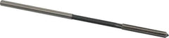 Interstate - 0.168" High Speed Steel 6 Flute Chucking Reamer - Straight Flute, 0.1595" Straight Shank - Apex Tool & Supply