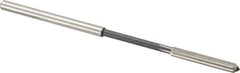 Interstate - 0.184" High Speed Steel 6 Flute Chucking Reamer - Straight Flute, 0.1805" Straight Shank - Apex Tool & Supply