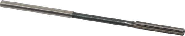 Interstate - 0.202" High Speed Steel 6 Flute Chucking Reamer - Straight Flute, 0.1945" Straight Shank - Apex Tool & Supply
