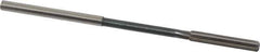 Interstate - 0.202" High Speed Steel 6 Flute Chucking Reamer - Straight Flute, 0.1945" Straight Shank - Apex Tool & Supply