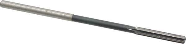 Interstate - 0.207" High Speed Steel 6 Flute Chucking Reamer - Straight Flute, 0.2016" Straight Shank - Apex Tool & Supply