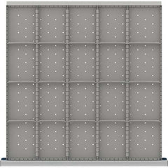 LISTA - 20-Compartment Drawer Divider Layout for 3.15" High Drawers - Apex Tool & Supply