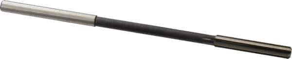 Interstate - 0.255" High Speed Steel 6 Flute Chucking Reamer - Straight Flute, 1/4" Straight Shank - Apex Tool & Supply