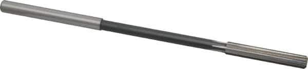 Interstate - 0.258" High Speed Steel 6 Flute Chucking Reamer - Straight Flute, 1/4" Straight Shank - Apex Tool & Supply