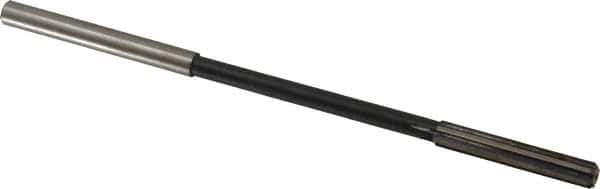 Interstate - 0.26" High Speed Steel 6 Flute Chucking Reamer - Straight Flute, 1/4" Straight Shank - Apex Tool & Supply