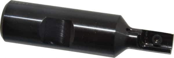 Carmex - 1/2" Cut Diam, 0.7" Max Depth of Cut, 3/4" Shank Diam, Indexable Thread Mill - Insert Style I/E, 14mm Insert Size, 1 Insert, Toolholder Style SR, 2.95" OAL - Apex Tool & Supply