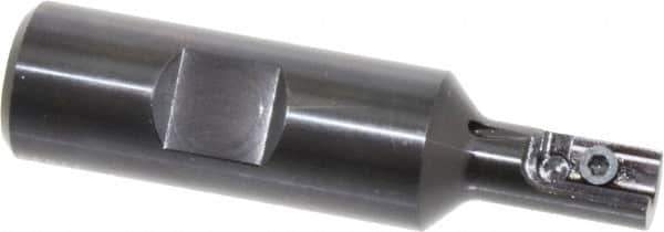Carmex - 0.54" Cut Diam, 0.77" Max Depth of Cut, 3/4" Shank Diam, Indexable Thread Mill - Insert Style I/E, 14mm Insert Size, 1 Insert, Toolholder Style SR, 2.98" OAL - Apex Tool & Supply