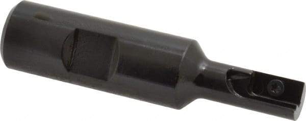 Carmex - 0.57" Cut Diam, 1" Max Depth of Cut, 3/4" Shank Diam, Indexable Thread Mill - Insert Style I/E, 14mm Insert Size, 1 Insert, Toolholder Style SR, 3.2" OAL - Apex Tool & Supply