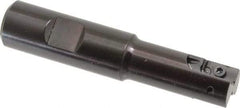 Carmex - 0.79" Cut Diam, 1.57" Max Depth of Cut, 3/4" Shank Diam, Indexable Thread Mill - Insert Style I/E, 14mm Insert Size, 2 Inserts, Toolholder Style SR, 3.66" OAL - Apex Tool & Supply