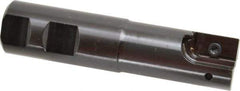 Carmex - 1.18" Cut Diam, 1.97" Max Depth of Cut, 1" Shank Diam, Indexable Thread Mill - Insert Style I/E, 21mm Insert Size, 2 Inserts, Toolholder Style SR, 4-1/4" OAL - Apex Tool & Supply