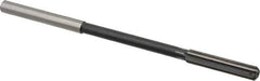 Interstate - 0.269" High Speed Steel 6 Flute Chucking Reamer - Straight Flute, 1/4" Straight Shank - Apex Tool & Supply