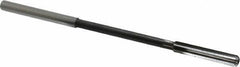 Interstate - 0.27" High Speed Steel 6 Flute Chucking Reamer - Straight Flute, 1/4" Straight Shank - Apex Tool & Supply