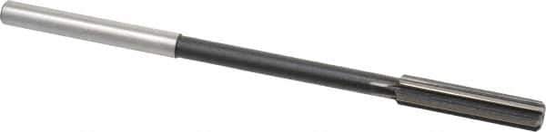 Interstate - 0.337" High Speed Steel 6 Flute Chucking Reamer - Straight Flute, 0.2792" Straight Shank - Apex Tool & Supply