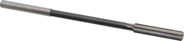 Interstate - 0.367" High Speed Steel 6 Flute Chucking Reamer - Straight Flute, 0.3105" Straight Shank - Apex Tool & Supply