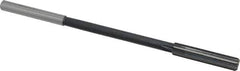 Interstate - 0.371" High Speed Steel 6 Flute Chucking Reamer - Straight Flute, 0.3105" Straight Shank - Apex Tool & Supply