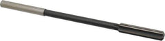 Interstate - 0.379" High Speed Steel 6 Flute Chucking Reamer - Straight Flute, 0.3105" Straight Shank - Apex Tool & Supply