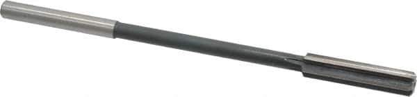 Interstate - 0.402" High Speed Steel 6 Flute Chucking Reamer - Straight Flute, 0.3105" Straight Shank - Apex Tool & Supply