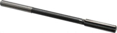 Interstate - 0.439" High Speed Steel 8 Flute Chucking Reamer - Straight Flute, 0.373" Straight Shank - Apex Tool & Supply