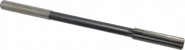 Interstate - 0.44" High Speed Steel 8 Flute Chucking Reamer - Apex Tool & Supply