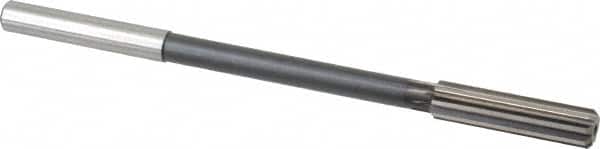 Interstate - 0.442" High Speed Steel 8 Flute Chucking Reamer - Apex Tool & Supply