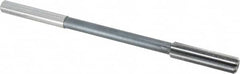 Interstate - 0.443" High Speed Steel 8 Flute Chucking Reamer - Apex Tool & Supply