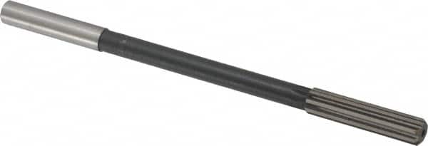 Interstate - 0.473" High Speed Steel 8 Flute Chucking Reamer - Apex Tool & Supply
